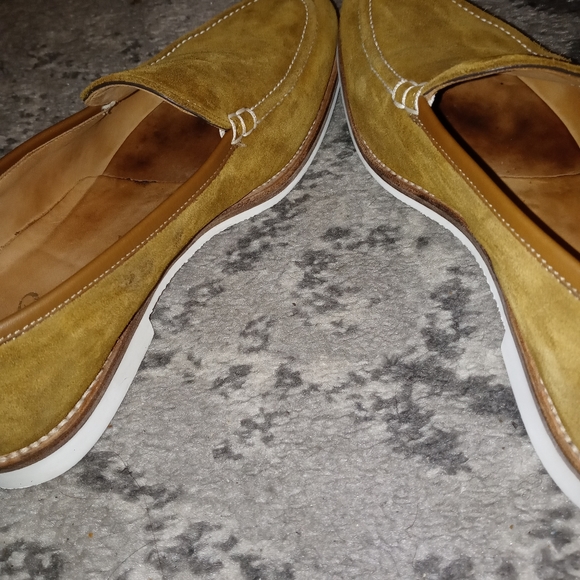 MEN SUEDE SLIP ONS BY GEORGE CLEVERLY 9.5 E - Picture 5 of 7